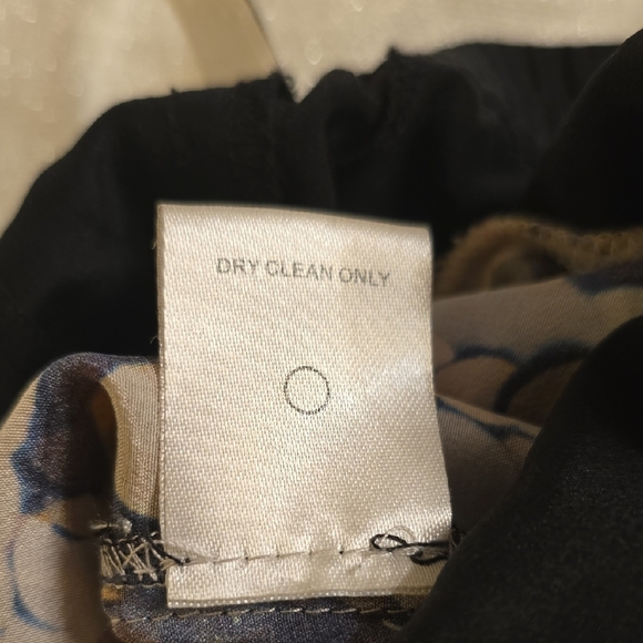 Twelfth Street by Cynthia Vincent Black Silk Pants with Multicolor Side Stripes - Picture 4 of 12